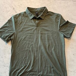 lululemon athletica Olive Polo Shirt